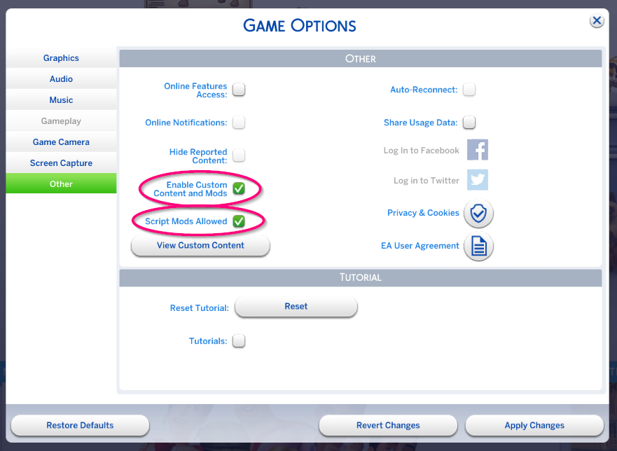 sims 4 mc command center not showing up